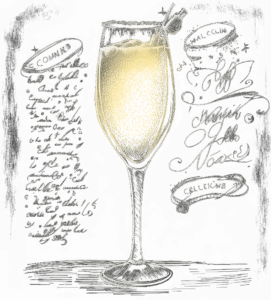 Club Mate Champagner von Jennifer Weist, Midjourney