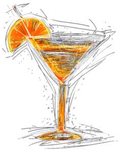 Breakfast Martini Cocktail, Midjourney