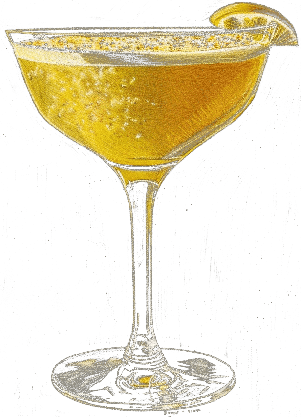 Tequila Daisy Cocktail, Midjourney