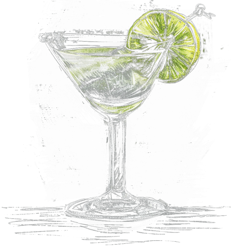 coconutwater gimlet cocktail, midjourney