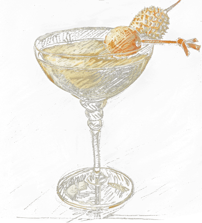 Lemon Lychee Martini Cocktail, Midjourney