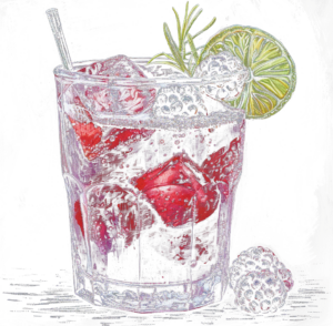 Berritone Cocktail, Midjourney
