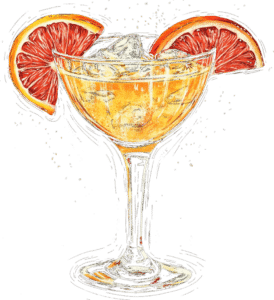 Desert Heat Cocktail, Midjourney