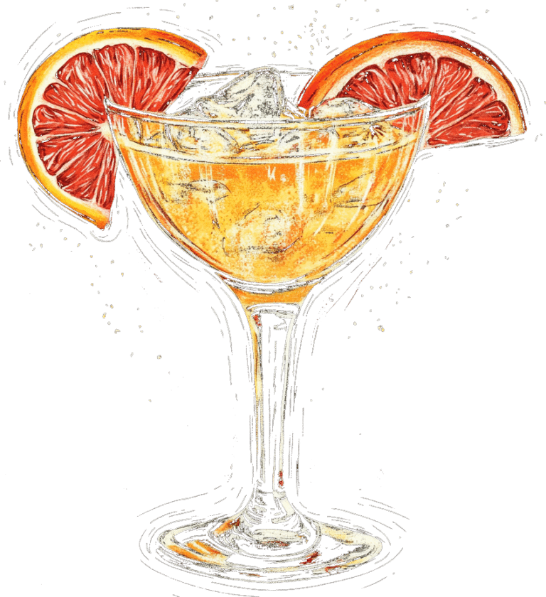 Desert Heat Cocktail, Midjourney
