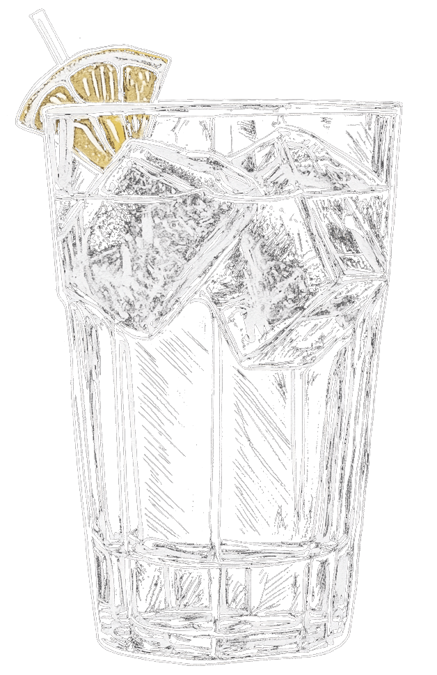 Whiskey Tonic Longdrink, Midjourney